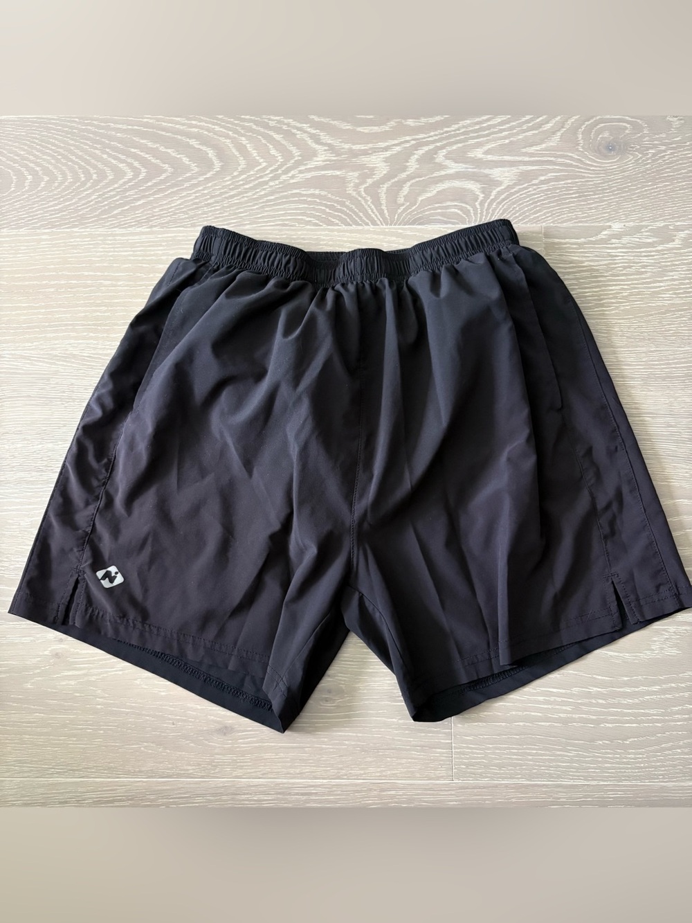 Men's Black Athletic Shorts - Lined